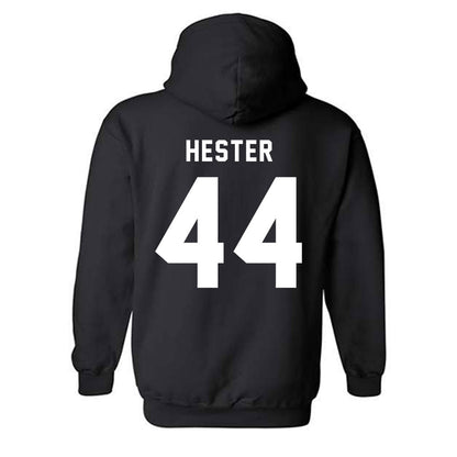 Lenoir Rhyne - NCAA Baseball : Hayden Hester - Classic Shersey Hooded Sweatshirt-1