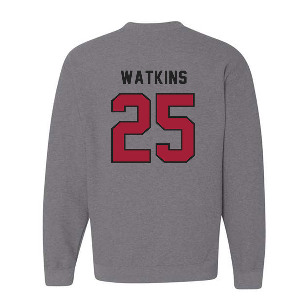 Lenoir Rhyne - NCAA Football : Dj Watkins - Classic Shersey Crewneck Sweatshirt-1