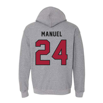 Lenoir Rhyne - NCAA Baseball : Mark Manuel - Classic Shersey Hooded Sweatshirt-1