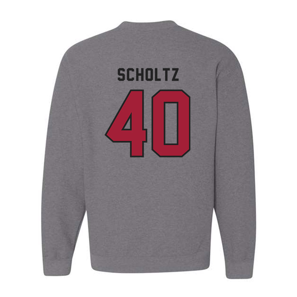 Lenoir Rhyne - NCAA Baseball : Larson Scholtz - Classic Shersey Crewneck Sweatshirt-1