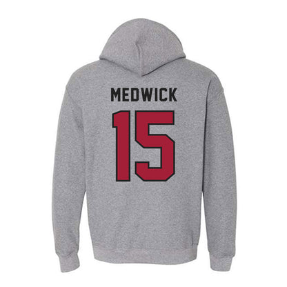 Lenoir Rhyne - NCAA Men's Lacrosse : Deacon Medwick - Classic Shersey Hooded Sweatshirt-1
