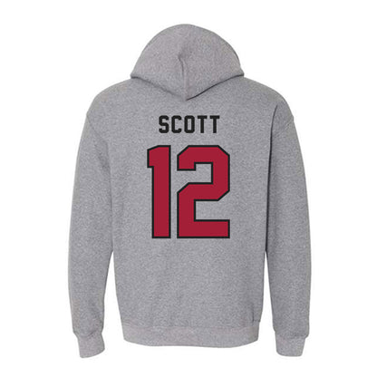Lenoir Rhyne - NCAA Women's Volleyball : Ella Scott - Classic Shersey Hooded Sweatshirt-1