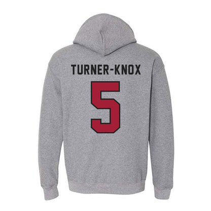 Lenoir Rhyne - NCAA Football : Zayvion Turner-Knox - Classic Shersey Hooded Sweatshirt-1
