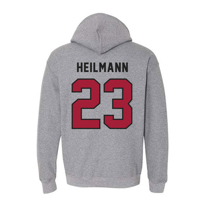 Lenoir Rhyne - NCAA Men's Lacrosse : Zac Heilmann - Classic Shersey Hooded Sweatshirt-1