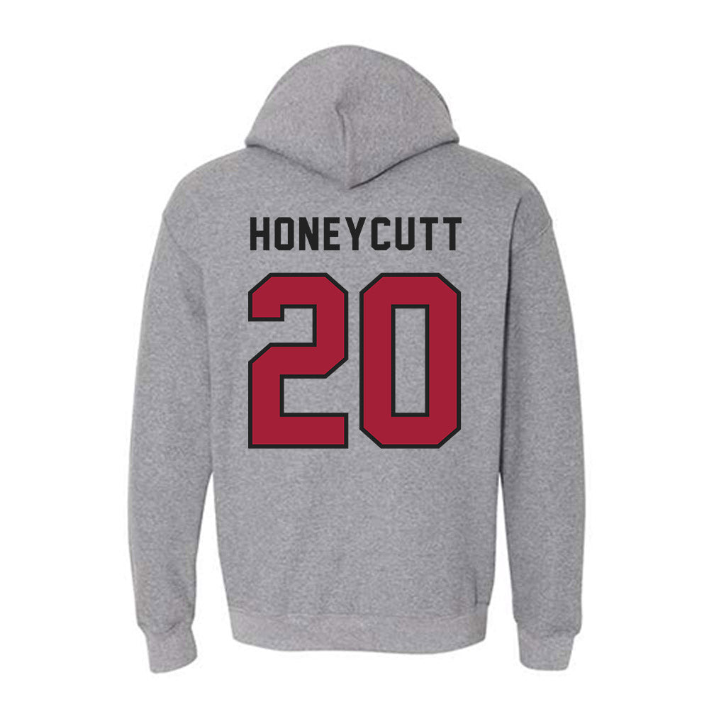 Lenoir Rhyne - NCAA Softball : Montana Honeycutt - Classic Shersey Hooded Sweatshirt-1