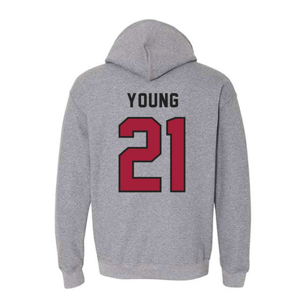 Lenoir Rhyne - NCAA Softball : Sage Young - Classic Shersey Hooded Sweatshirt-1