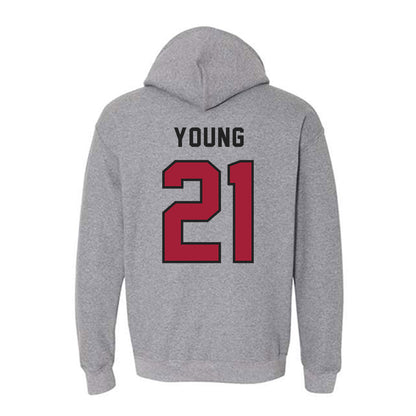 Lenoir Rhyne - NCAA Softball : Sage Young - Classic Shersey Hooded Sweatshirt-1