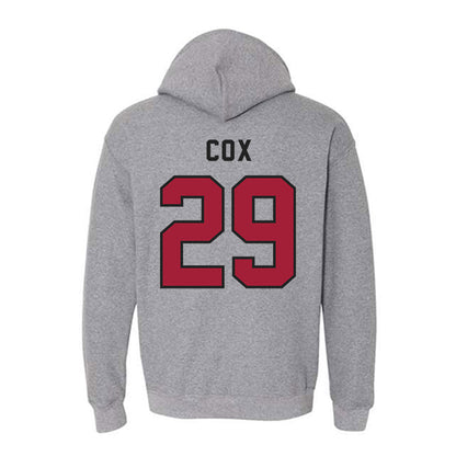 Lenoir Rhyne - NCAA Football : JCorey Cox - Classic Shersey Hooded Sweatshirt-1