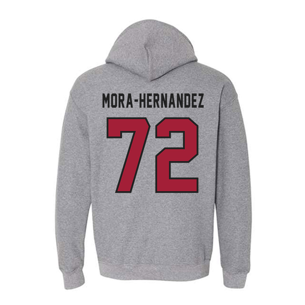 Lenoir Rhyne - NCAA Football : Aaron Jr Mora-Hernandez - Classic Shersey Hooded Sweatshirt-1