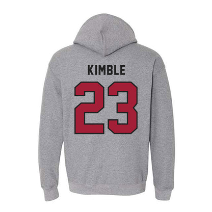 Lenoir Rhyne - NCAA Men's Basketball : Blessin Kimble - Classic Shersey Hooded Sweatshirt-1