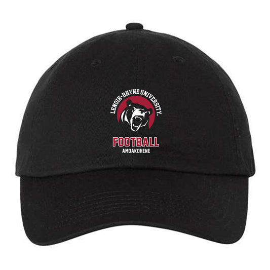 Lenoir Rhyne - NCAA Football : Justin Amoakohene - Dad Hat-0