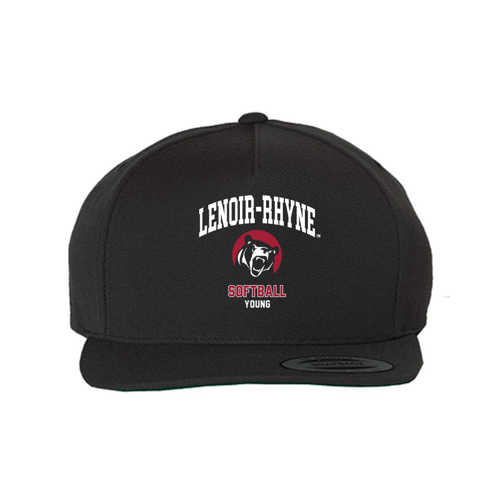 Lenoir Rhyne - NCAA Softball : Sage Young - Snapback Hat-0