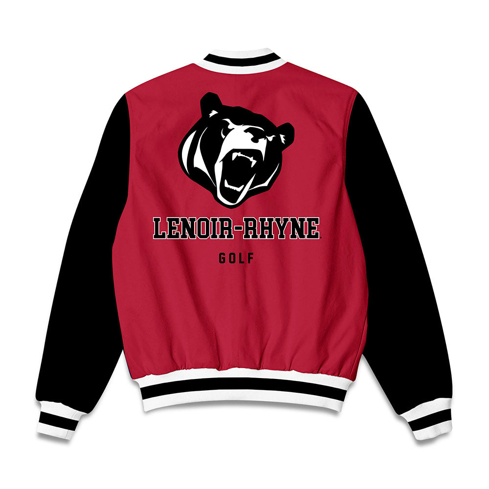 Lenoir Rhyne - NCAA Men's Golf : Matthew McDougall - Bomber Jacket-1