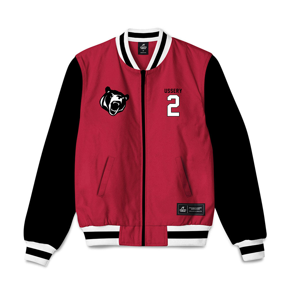 Lenoir Rhyne - NCAA Football : James Ussery - Bomber Jacket-0