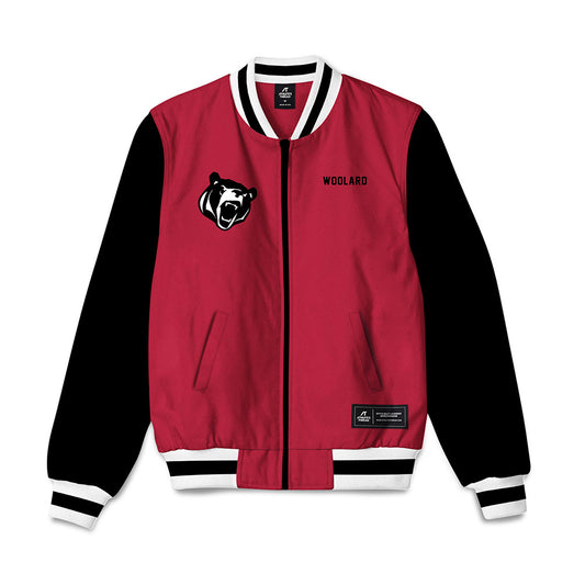Lenoir Rhyne - NCAA Men's Track & Field : Tylei Woolard - Bomber Jacket-0