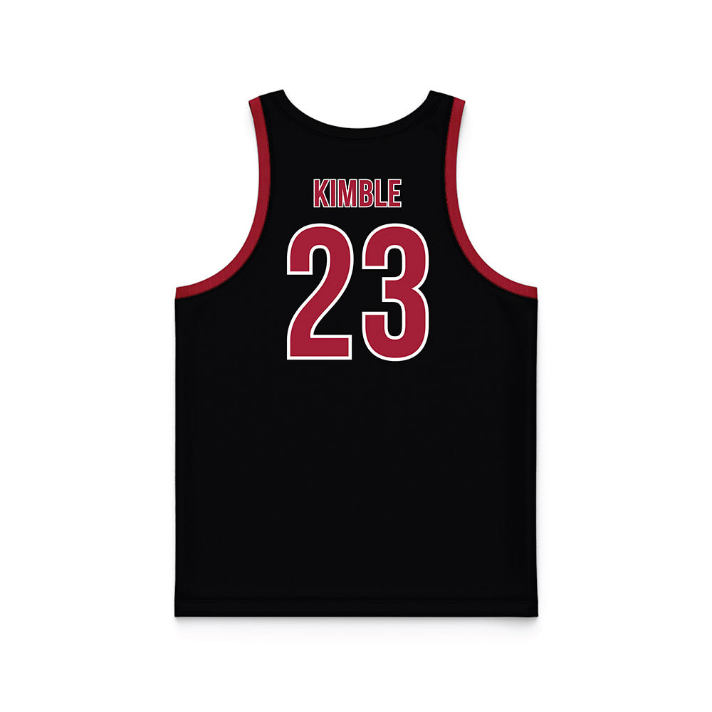 Lenoir Rhyne - NCAA Men's Basketball : Blessin Kimble - Basketball Jersey-1