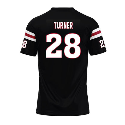 Lenoir Rhyne - NCAA Football : LJ Turner - Black Premium Football Jersey-1
