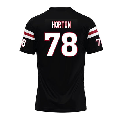 Lenoir Rhyne - NCAA Football : Noah Horton - Black Premium Football Jersey-1