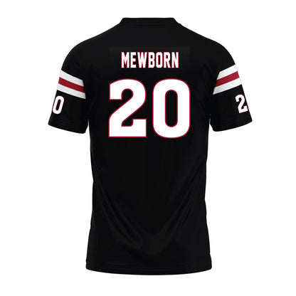 Lenoir Rhyne - NCAA Football : Jarrod Mewborn - Black Premium Football Jersey-1