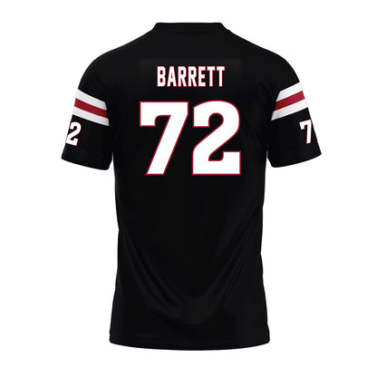 Lenoir Rhyne - NCAA Football : Buck Barrett - Black Premium Football Jersey-1