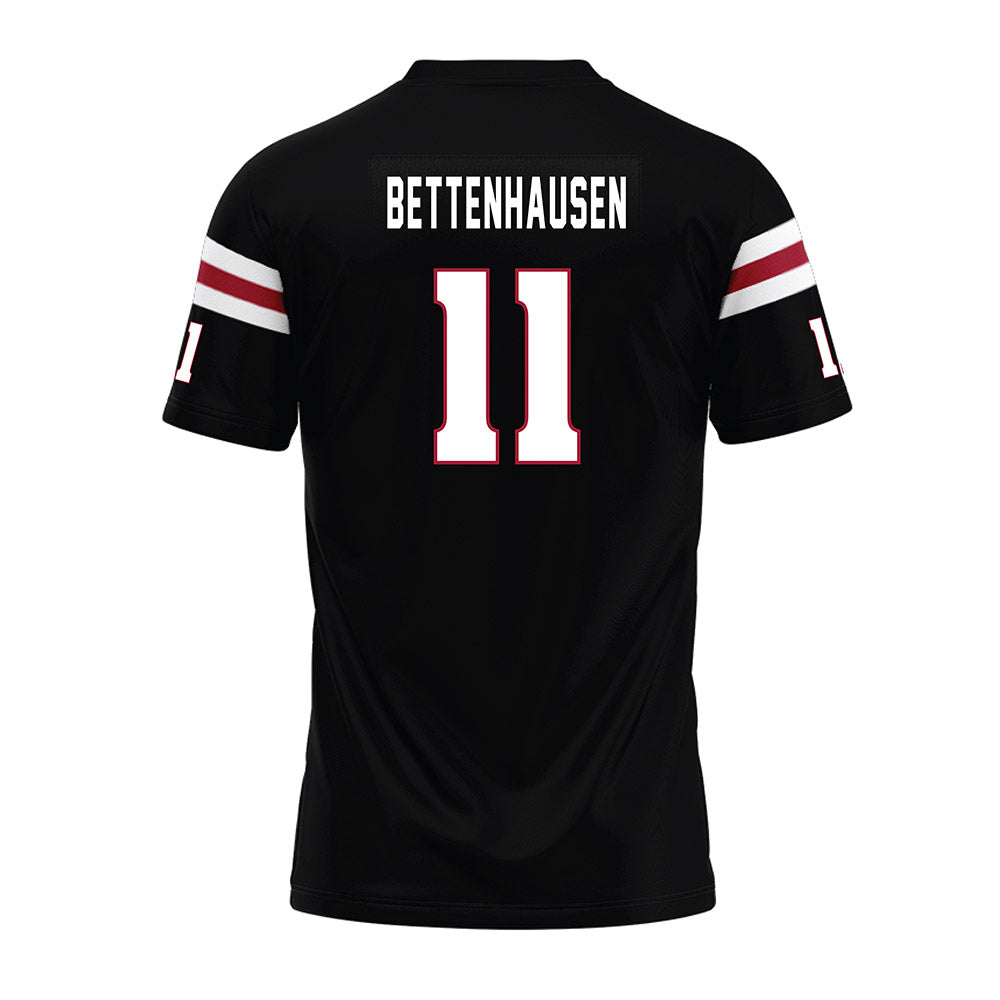 Lenoir Rhyne - NCAA Football : Wells Bettenhausen - Black Premium Football Jersey-1