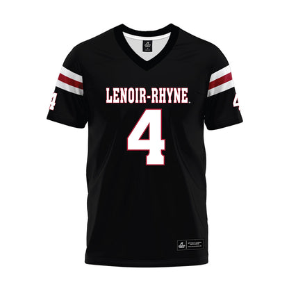 Lenoir Rhyne - NCAA Football : Javian Gipson-Holmes - Black Premium Football Jersey-0