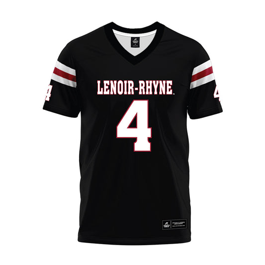 Lenoir Rhyne - NCAA Football : Javian Gipson-Holmes - Black Premium Football Jersey-0
