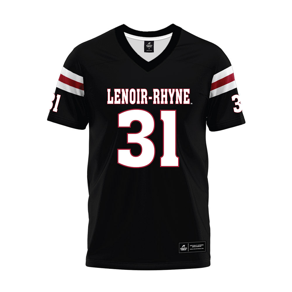 Lenoir Rhyne - NCAA Football : Walker Broome - Black Premium Football Jersey-0