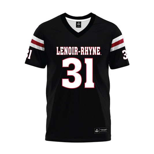 Lenoir Rhyne - NCAA Football : Walker Broome - Black Premium Football Jersey-0