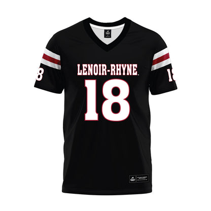 Lenoir Rhyne - NCAA Football : Daniel Deneen Jr - Black Premium Football Jersey-0