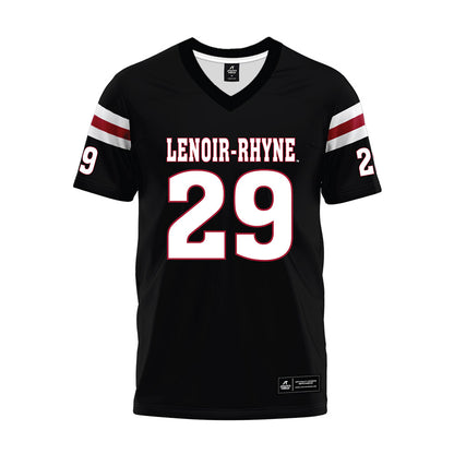 Lenoir Rhyne - NCAA Football : JCorey Cox - Black Premium Football Jersey-0