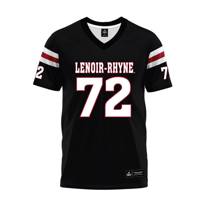 Lenoir Rhyne - NCAA Football : Aaron Jr Mora-Hernandez - Black Premium Football Jersey-0
