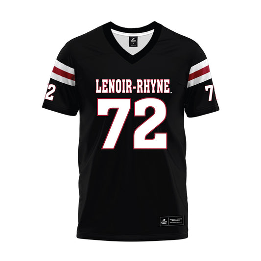 Lenoir Rhyne - NCAA Football : Aaron Jr Mora-Hernandez - Black Premium Football Jersey-0