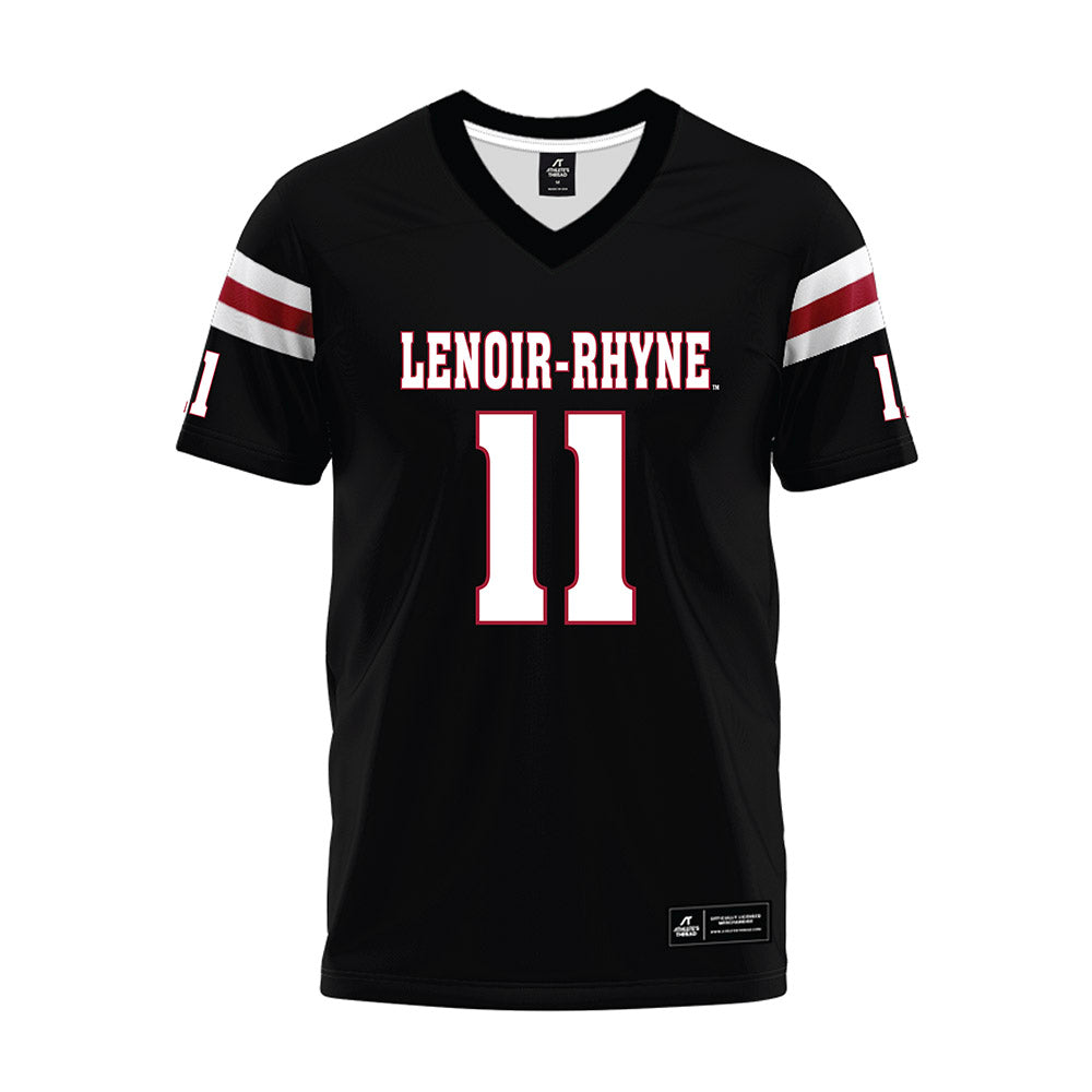 Lenoir Rhyne - NCAA Football : Wells Bettenhausen - Black Premium Football Jersey-0