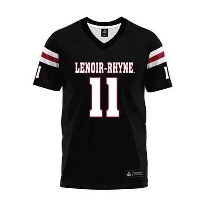 Lenoir Rhyne - NCAA Football : Wells Bettenhausen - Black Premium Football Jersey-0