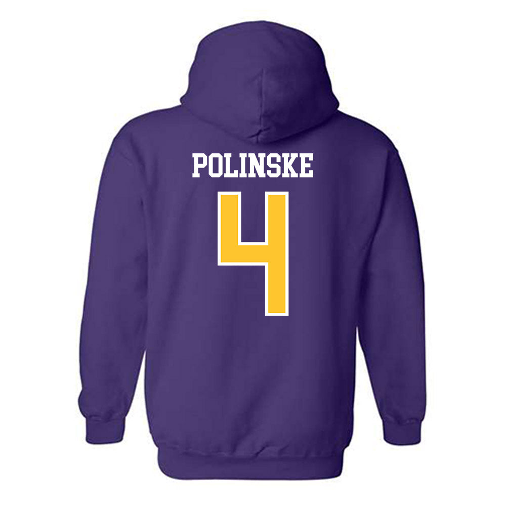 UWSP - NCAA Men's Volleyball : Mason Polinske - Classic Shersey Hooded Sweatshirt-1