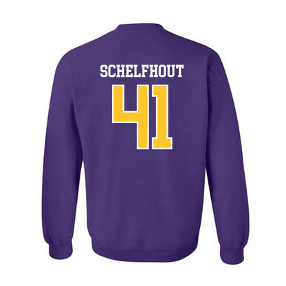 UWSP - NCAA Football : Isaac Schelfhout - Classic Shersey Crewneck Sweatshirt-1