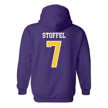 UWSP - NCAA Baseball : Liam Stoffel - Classic Shersey Hooded Sweatshirt-1