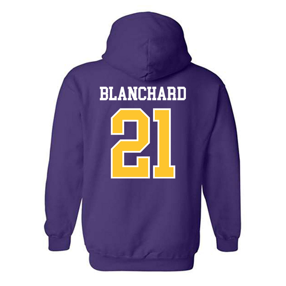 UWSP - NCAA Women's Lacrosse : Lily Blanchard - Classic Shersey Hooded Sweatshirt-1