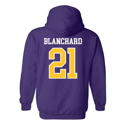 UWSP - NCAA Women's Lacrosse : Lily Blanchard - Classic Shersey Hooded Sweatshirt-1