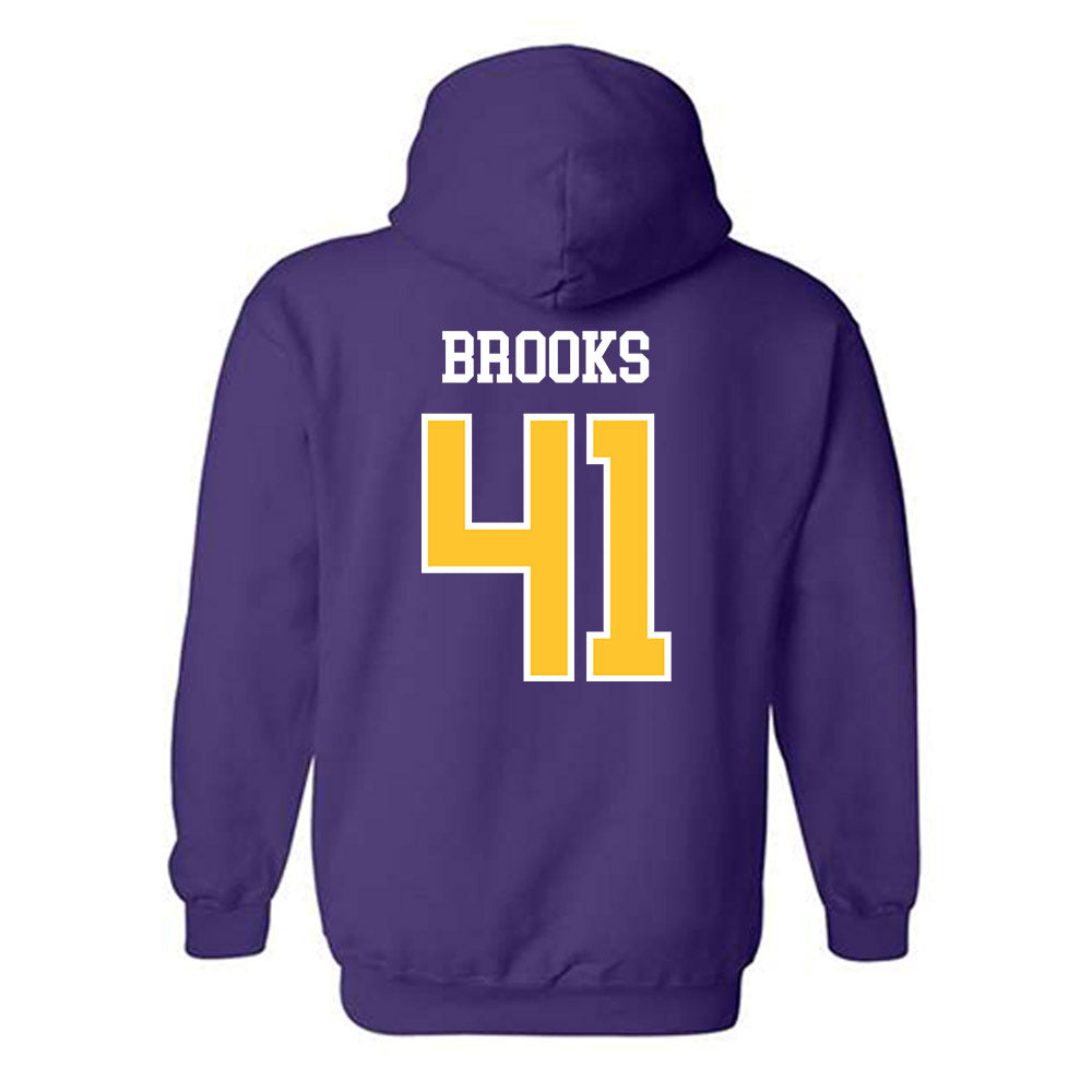 UWSP - NCAA Football : Kevin Brooks - Classic Shersey Hooded Sweatshirt-1