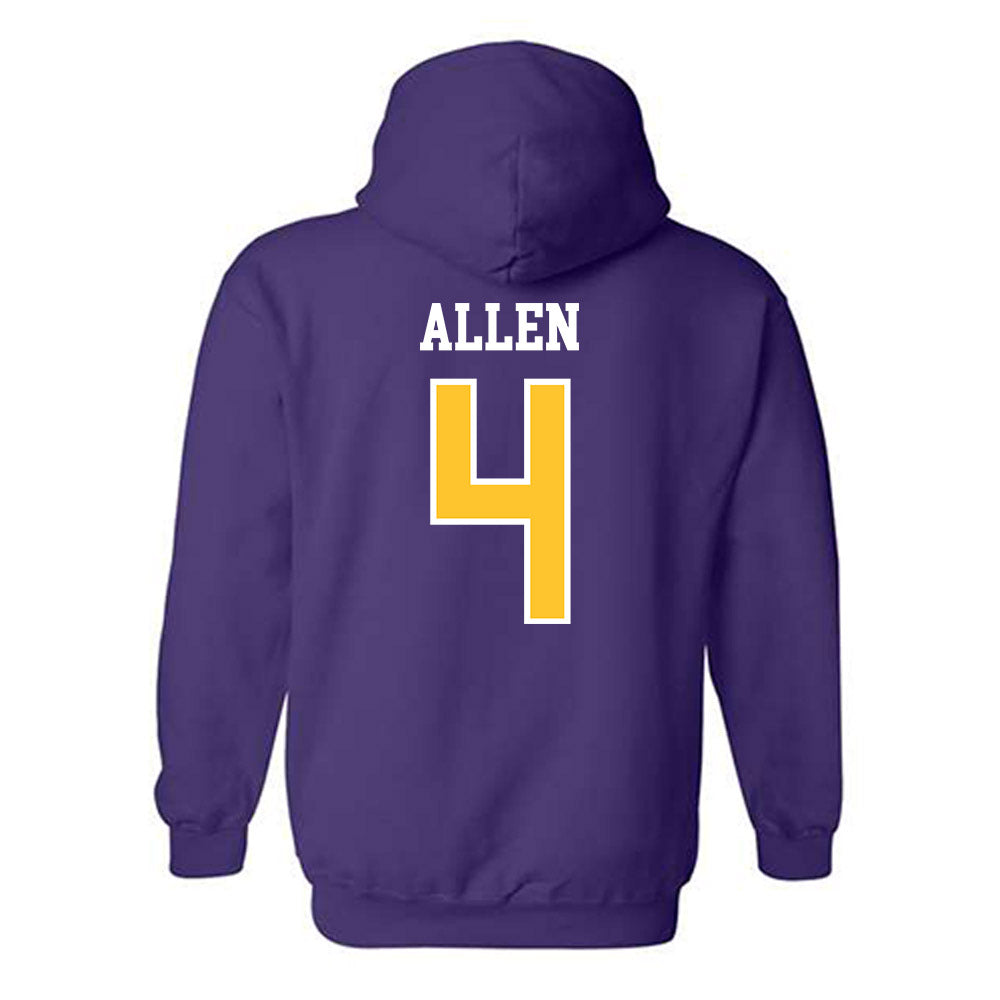 UWSP - NCAA Women's Lacrosse : Paige Allen - Classic Shersey Hooded Sweatshirt-1