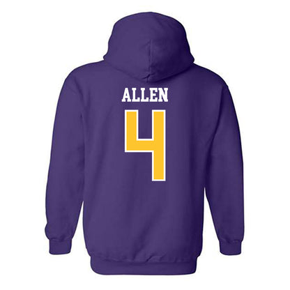 UWSP - NCAA Women's Lacrosse : Paige Allen - Classic Shersey Hooded Sweatshirt-1