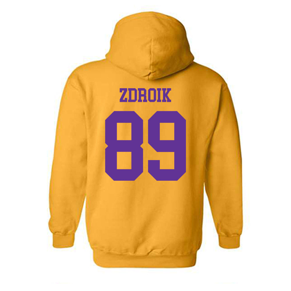 UWSP - NCAA Football : Daniel Zdroik - Hooded Sweatshirt-1