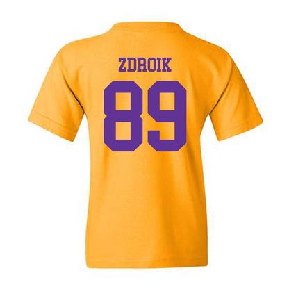 UWSP - NCAA Football : Daniel Zdroik - Youth T-Shirt-1