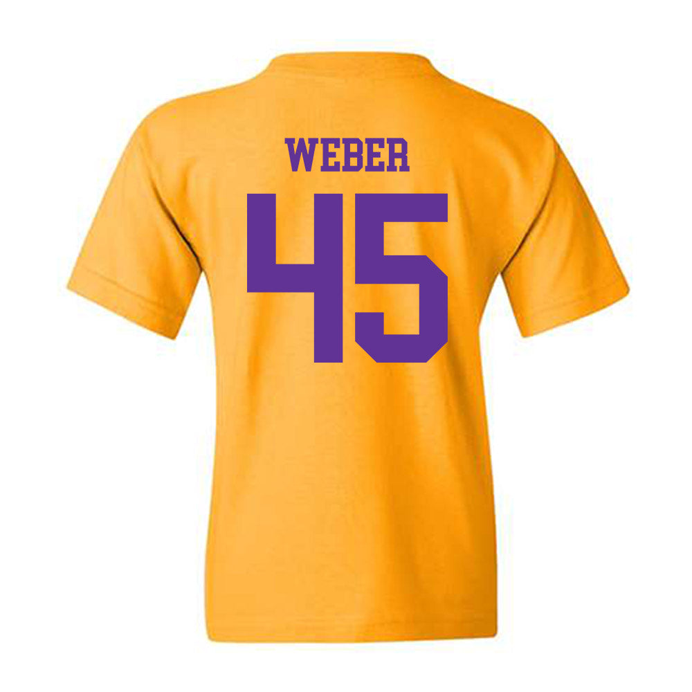 UWSP - NCAA Football : Ryan Weber - Youth T-Shirt-1