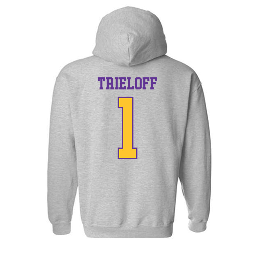 UWSP - NCAA Women's Volleyball : Ella Trieloff - Classic Shersey Hooded Sweatshirt-1