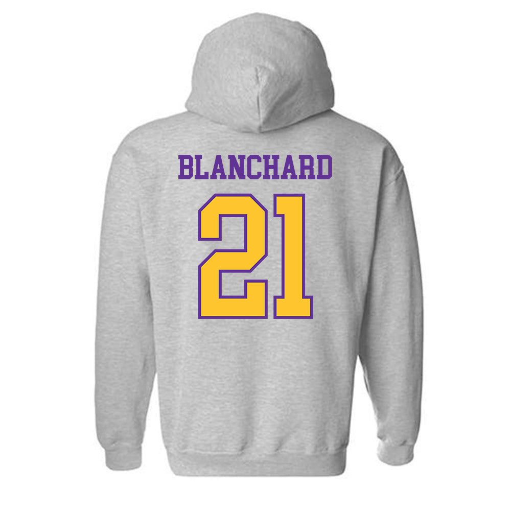 UWSP - NCAA Women's Lacrosse : Lily Blanchard - Classic Shersey Hooded Sweatshirt-1