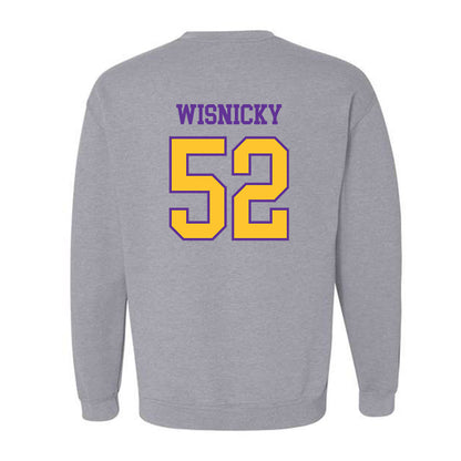 UWSP - NCAA Football : Jackson Wisnicky - Classic Shersey Crewneck Sweatshirt-1