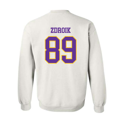 UWSP - NCAA Football : Daniel Zdroik - Classic Shersey Crewneck Sweatshirt-1